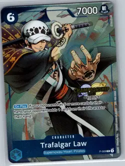 Trafalgar Law (CS 2023 Celebration Pack) P-009 English - One Piece Card - NM - Image 1