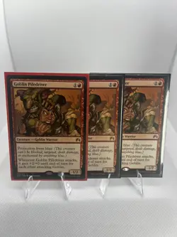 1x NON-FOIL LP Goblin Piledriver Prerelease Cards Magic Origins MTG - Image 1