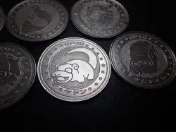 Pokemon Card Meiji Promo Battle Coin x7 Seadra Dewgong etc #6228 PLAY - Image 4