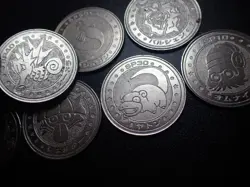 Pokemon Card Meiji Promo Battle Coin x7 Seadra Dewgong etc #6228 PLAY - Image 5