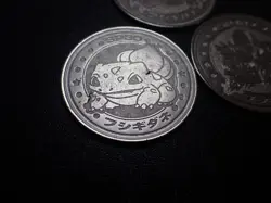 Pokemon Card Meiji Promo Battle Coin Silver x3 Venusaur Evolutions #6224 PLAY - Image 4