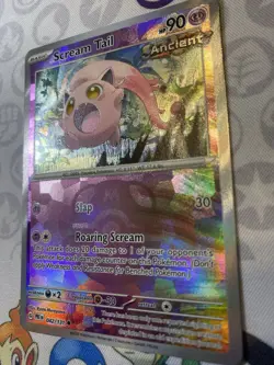 Pokemon Prismatic Evolutions Scream Tail Master Ball Holo Card 042/131 NM - Image 2