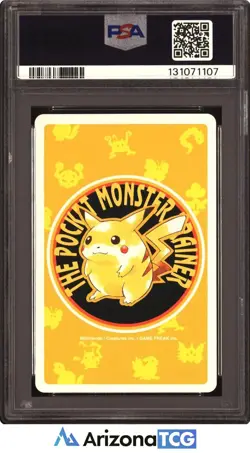 Pokemon 1998 Magmar 126 Pokemon Yellow Playing Cards Japanese PSA 8 - Image 2