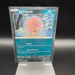 Pokemon | Spiritomb | SVI 129/198 Promo Cosmos Holo TCG Card BSP - Image 1