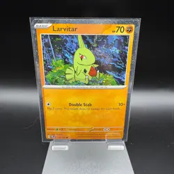 Pokemon | Larvitar | PAL 110/193 Promo Cosmos Holo TCG Card BSP - Image 1
