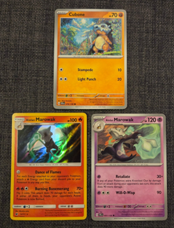 Cubone & Alolan Marowak (2x) - Pokemon Cards mini-set - Image 1
