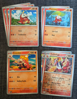 Fuecoco (5x), Crocalor, & Skeledirge (2x) - Pokemon Cards mini-set - Image 1