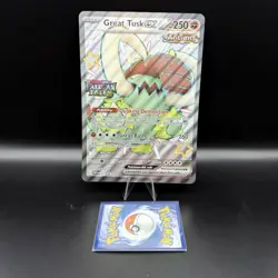 Pokemon OVERSIZE JUMBO CARD | Great Tusk ex | SVP 072 Black Star Promo Paldean - Image 2