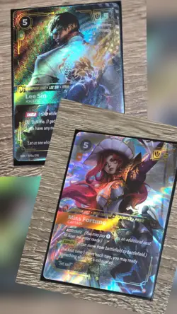 Riftbound TCG - Miss Fortune Captain Alt + Lee Sin Ascetic Alt - 2 Cards - Image 1