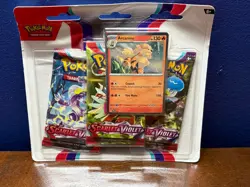 Pokemon TCG- Scarlet & Violet 3 Booster Pack Blister w/ Arcanine Promo Card *NEW - Image 1