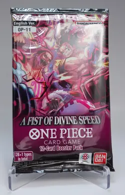 ONE PIECE Cards Game-A Fist of Divine Speed-OP11 Sealed Booster Pack-English - Image 1