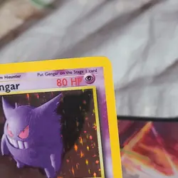 Pokemon Gengar 5/62 Fossil Holo Rare 1999 WOTC Vintage Card LP/MP Condition - Image 2