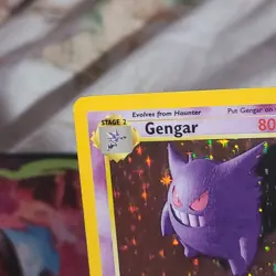 Pokemon Gengar 5/62 Fossil Holo Rare 1999 WOTC Vintage Card LP/MP Condition - Image 3