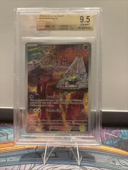 Pokemon Drowzee TCG Scarlet & Violet Base Set Holo Card 210/198 Illustration - Image 1