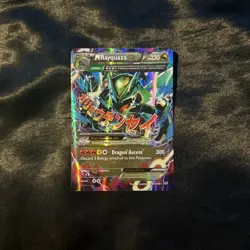 Pokemon TCG Roaring Skies M Rayquaza EX XY Card 61/108 Ultra Holo Rare 2015 - Image 1