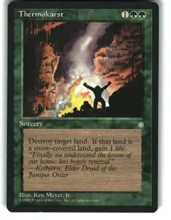 Magic the Gathering - Ice Age Thermokarst 1995 Uncommon - Image 1