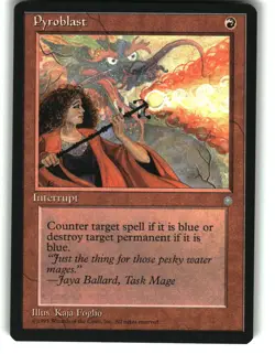 Magic the Gathering - Ice Age Pyroblast 1995 213 Common - Image 1