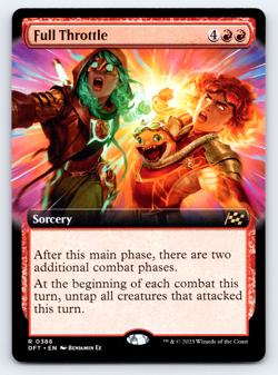 Full Throttle Extended Art - Aetherdrift MTG - Image 1