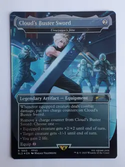 Cloud's Buster Sword - Umezawa's Jitte 1865 NM Secret Lair Drop Magic MTG - Image 1
