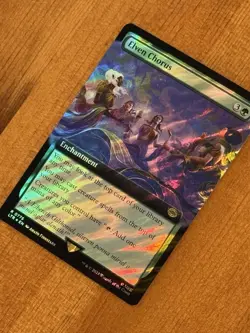 Elven Chorus, R 0775, NM Surge Foil MTG LotR Lord Rings Extended Art Collector - Image 5