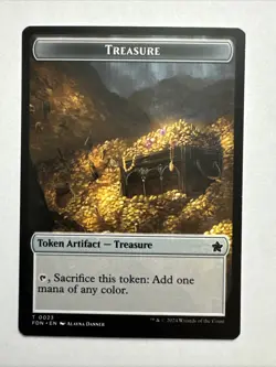 MTG Food / Treasure Double-Sided Token 22 / 23 - Foundations Token NM EN - Image 2