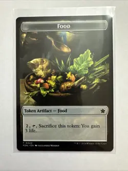 MTG Food / Treasure Double-Sided Token 22 / 23 - Foundations Token NM EN - Image 3