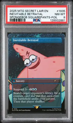 2025 MTG SECRET LAIR DROP #1935 INEVITABLE BETRAYAL PSA 8 - Image 1