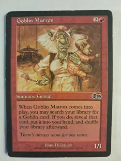 4x Goblin Matron - Urza's Saga (194/350) MTG Magic the Gathering MP PLAYSET OF 4 - Image 1