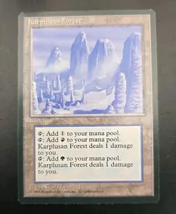 Karplusan Forest Ice Age MTG Regular Lightly Played - Image 1