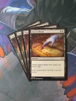 Sign in Blood x 4 | 7% Off 2+ | Duskmourn | NM | MTG - Image 1