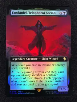 MTG Fandaniel, Telophoroi Ascian 0146 Foil Extended Art (NM) - Image 1