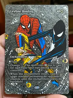 Leyline Binding MTG Marvel Universe Hand Painted Borderless Extended Altered Art - Image 2
