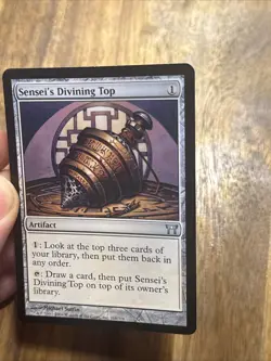 Magic: The Gathering Artifact Sensei's Divining Top Regular Card - Image 3