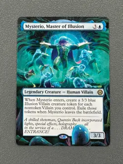 Mysterio, Master of Illusion Marvel's Spider-Man Hand Painted Full Altered Art v - Image 1