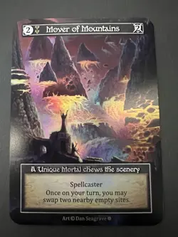 Mover Of Mountains Sorcery Contested Realm Gothic Unique Foil NM/M - Image 1