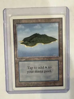 Magic: The Gathering MTG Unlimited Edition Island #292 Basic Land - Image 1
