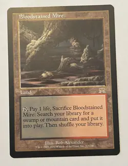 MTG Bloodstained Mire #313 Onslaught Regular - Image 1