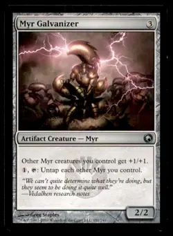 Myr Galvanizer LP Light Play Scars of Mirrodin MTG [10707] - Image 1