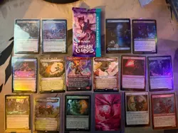 MTG Lorwyn Eclipsed Card Lot Collector Booster Mutable Explorer, Full Arts, M, R - Image 1