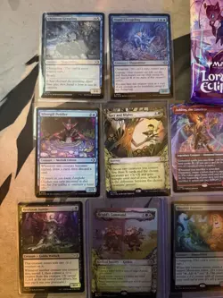 MTG Lorwyn Eclipsed Card Lot Collector Booster Mutable Explorer, Full Arts, M, R - Image 3