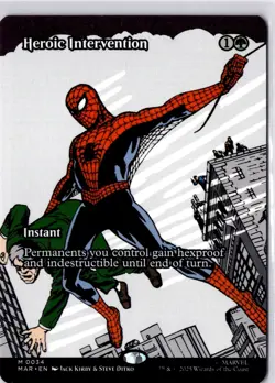 Heroic Intervention (Borderless) Marvel Universe Eternal-Legal Regular NM M 0034 - Image 1