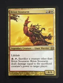 1x Brion Stoutarm (187) Commander 2011 LP MTG Magic the Gathering x1 MKE - Image 1