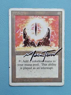 ALTERED SOL RING 3RD REVISED MTG TEDIN MARK Eye of Sauron HP - Image 1