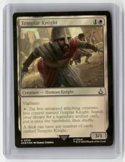 2024 MTG - Universes Beyond: Assassin's Creed - Templar Knight Foil - Image 1