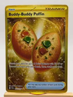 Pokemon TCG Trainer Buddy-Buddy Poffin 223/167 Hyper Rare Holo - JA101 - Image 1