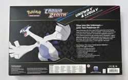 Pokemon TCG Crown Zenith Lugia V Unown v Special Collection Box Sealed - Image 2