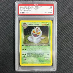 Dark Arbok 2 Holo 1st Edition PSA 9 Team Rocket English Pokemon TCG CCG - Image 1