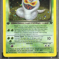 Dark Arbok 2 Holo 1st Edition PSA 9 Team Rocket English Pokemon TCG CCG - Image 5