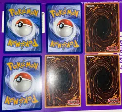 Yu-Gi-Oh/ Pokemon Mixed Lot 6 Cards - Image 1
