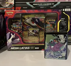 Pokemon TCG Mega Latias Ex Box Stacking Tin New Sealed Booster - Image 1